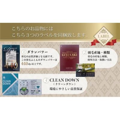ふるさと納税 甲斐市 【合掛け布団】羽毛合掛け布団プレミアム(ダブル:190cm×210cm)ホワイトマザーグースダウンの画像