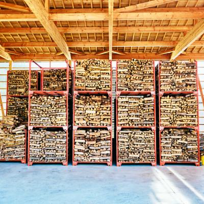 ふるさと納税 若狭町 乾燥薪　広葉樹ミックス薪10kg　35cm　中割り〜大割り　薪ストーブやキャンプ・焚き火などにも_2