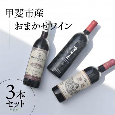 ふるさと納税 甲斐市 甲斐市 おまかせワイン3本セット 日本ワイン 飲み比べ (AD-275)