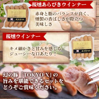 ふるさと納税 福生市 【大多摩薫製ハム】TOKYO X ハム・ベーコン・ウインナー 5点仕かける