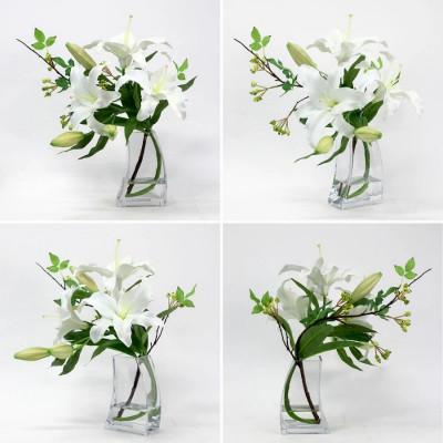 ふるさと納税 名張市 工芸お花 エミリオ・兎馬  カサブランカ3L TTNTA-92250[53940164]