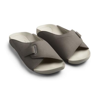 ふるさと納税 静岡市 崩れたアーチを支え指圧するように足裏を揉みほぐす室内履き アーチフィッター指圧603チャコールLL