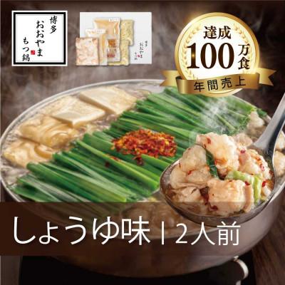 ふるさと納税 川崎町 博多もつ鍋おおやまのもつ鍋しょうゆ味 2人前(川崎町)