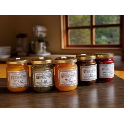 ふるさと納税 倉敷市 三宅商店カフェ工房 5種類のジャムセット