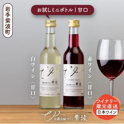 ふるさと納税 紫波町 [自園自醸ワイン紫波]甘口ワインミニボトル2本セット