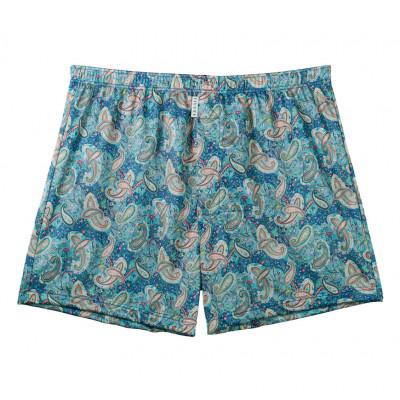 ふるさと納税 豊岡市 ショートトランクス(Blue paisley・XL1枚) ZIVANE メンズ下着