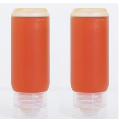 ふるさと納税 二本松市 [簡易包装でお届け]自家採り国産天然「栗はちみつ」スタンドボトル 200g×2本