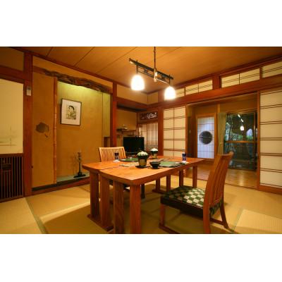 ふるさと納税 二本松市 露天風呂付き客室に泊まる1泊2食の最上ランクのお食事プラン 花かんざしペア宿泊券(宵待草または片栗)