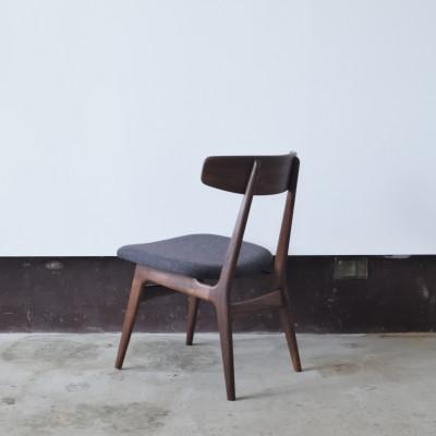 ふるさと納税 小野市 ダイニングチェア 01 ウォールナット グレー