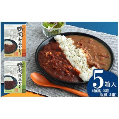 ふるさと納税 御所市 葛城高原ロッジ 鴨肉カレー詰め合わせ(和風・欧風)