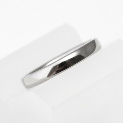 ふるさと納税 弥彦村 純チタン甲丸リング(幅2.5mm)11号_2