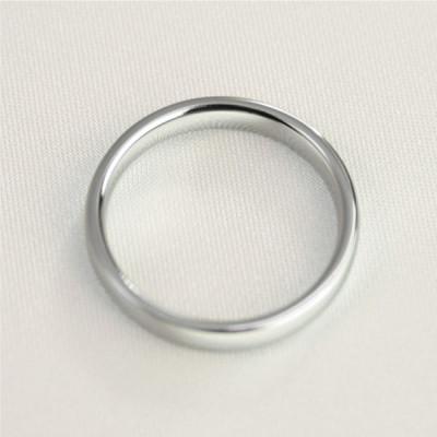 ふるさと納税 弥彦村 純チタン甲丸リング(幅2.5mm)11号_3