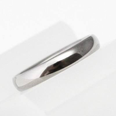 ふるさと納税 弥彦村 純チタン甲丸リング(幅3mm)8号_2