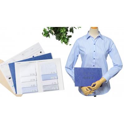 ふるさと納税 千曲市 レディースオーダーシャツギフト券(綿・ポリエステル混紡)