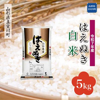 ふるさと納税 真室川町 [令和7年産米] はえぬき[白米]5kg(5kg×1袋)◆RR7H05M-H