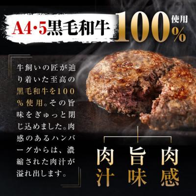 ふるさと納税 志布志市 A4・A5等級 鹿児島県産 黒毛和牛 100%使用 極上手ごねハンバーグ 計4.5kg d0‐033_1