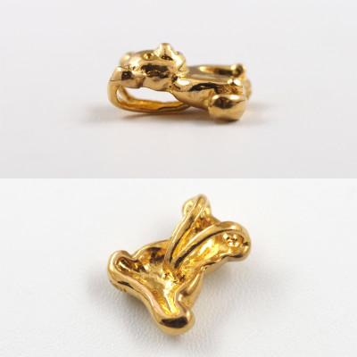 ふるさと納税 山梨県 【山梨県】【ジュエリー】K24 pure gold Bear
