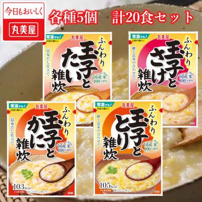 ふるさと納税 新発田市 丸美屋 雑炊 4種×5食 計20食