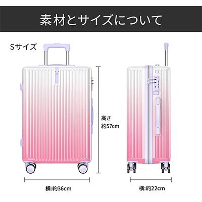 ふるさと納税 さいたま市 スーツケース Sサイズ【桜ピンク】機内