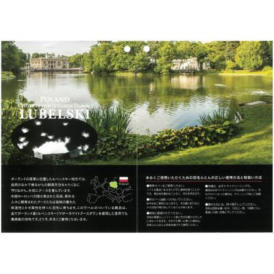 ふるさと納税 泉大津市 SM26220ポーランドマザーグースダウン93%掛布団 クイーンサイズ80サテンの画像