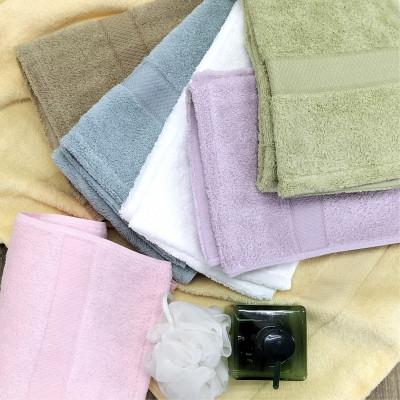 ふるさと納税 和泉市 【人間の顔4枚・2階建てバス2枚】奥ゆかしいオーガニックコットンタオルセット ナナイロ パープル