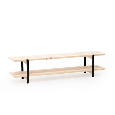 ふるさと納税 西粟倉村 kinari TV bord(キナリ TVボード) Black[幅150cm×奥行31cm]