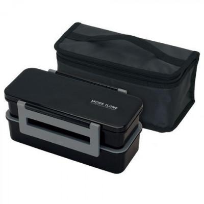 ふるさと納税 奈良市 デカ2段ランチボックス モードライン 総容量1300ml KCPJW13 125072