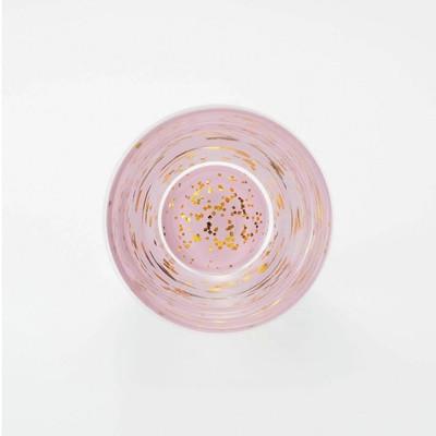 ふるさと納税 海南市 紀州塗り 【ぬりもん de Verre】 冷酒グラス きらり 単品 ピンク 100mlの画像