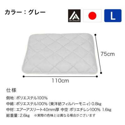 ふるさと納税 都城市 ペット用「エアーアスリート(R)」Lサイズ グレー ry0202lGYの画像