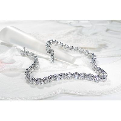 ふるさと納税 昭和町 【5.0ct】PT900 ダイヤモンド テニスブレスレット