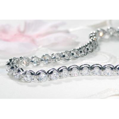 ふるさと納税 昭和町 【5.0ct】PT900 ダイヤモンド テニスブレスレット