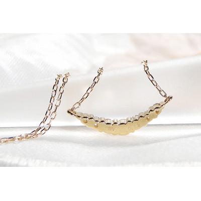 ふるさと納税 昭和町 【0.12ct】K18YG グラデーション ダイヤモンド ネックレス CSN00201-18Yの画像