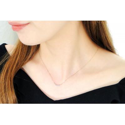 ふるさと納税 昭和町 【0.12ct】K18YG グラデーション ダイヤモンド ネックレス CSN00201-18Yの画像