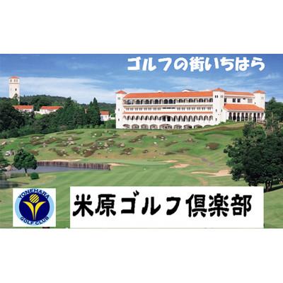 ふるさと納税 市原市 米原ゴルフ倶楽部 平日1Rセルフプレー券(7〜9月、1〜3月昼食付)1名様券1枚