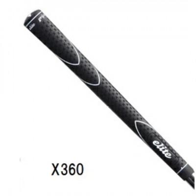 ふるさと納税 東大阪市 《バックラインなし/ブラック/5本》X360RUBBER　M58　ゴルフ練習器具　エリートグリップ_1
