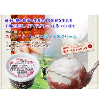 ふるさと納税 白石市 フロム蔵王Hybrid アイスクリーム 4種類 計24個 新作ストロベリーinバニラと贅沢マロン入り |  | 01
