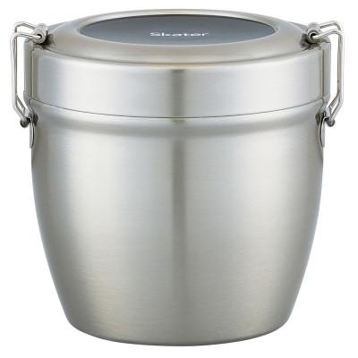 ふるさと納税 奈良市 抗菌真空ステンレス丼ランチジャー 総容量800ml STLBD8 シルバー11-052 550416