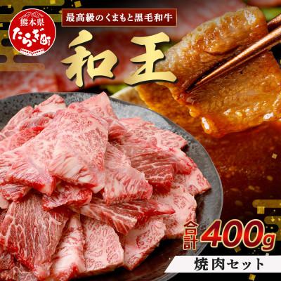 ふるさと納税 多良木町 くまもと黒毛和牛(和王)焼肉セット400g(多良木町)
