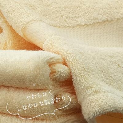 ふるさと納税 和歌山市 【人間の顔4枚・2階建てバス2枚】奥ゆかしいオーガニックコットンタオルセット(ナナイロ)F4B2-YE
