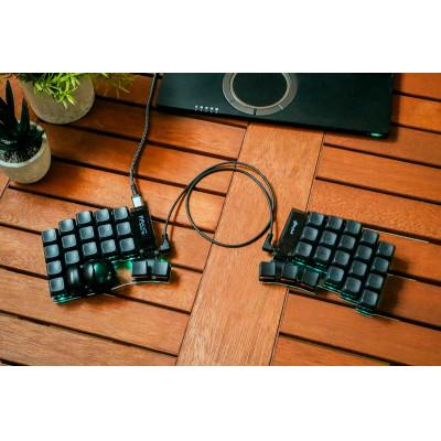 ふるさと納税 飛騨市 トラックボール付き40%左右分割キーボードキット
