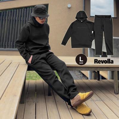 ふるさと納税 牧之原市 Revolla イケオジ リラックスセットアップ 【ブラック・L】