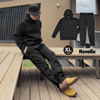 ふるさと納税 牧之原市 Revolla イケオジ リラックスセットアップ 【ブラック・XL】