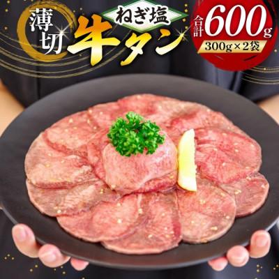 ふるさと納税 日向市 味付け肉専門店のねぎ塩牛タン 600g(300g×2p) (日向市)