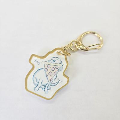 ふるさと納税 八王子市 チャリティーキーホルダー(ゴールド)