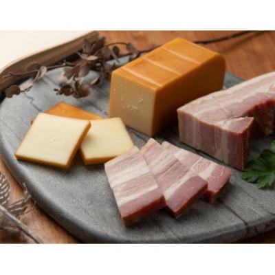 ふるさと納税 大山町 DA-05 ベーコン屋のオヤジの無添加ベーコン(約450g)とスモークチーズ(約200g)