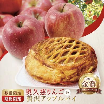 ふるさと納税 大子町 [藤田観光りんご園]奥久慈りんご2kg&amp;贅沢アップルパイ(1ホール)セット 茨城県大子町