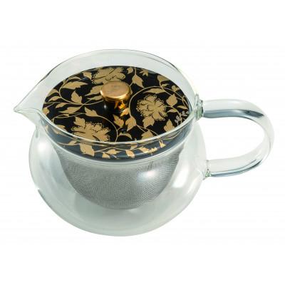 ふるさと納税 能美市 九谷焼 九谷和ポットNAGOMI POT・金襴手 黒