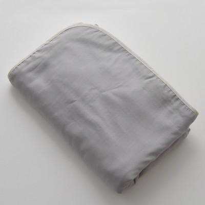 ふるさと納税 浜松市 日本製 和晒 ダブルガーゼケット 綿100% クイーン ソフトグレー