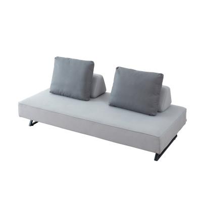 ふるさと納税 大川市 リバティ2アイランドソファ200cm3人掛けライトグレー[モーブル][大川家具]