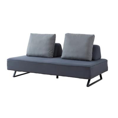 ふるさと納税 大川市 リバティ2アイランドソファ180cm3人掛けダークグレー[モーブル][大川家具]